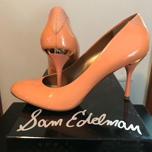 Sam Edelman Pumps-peach and gold sz 10
